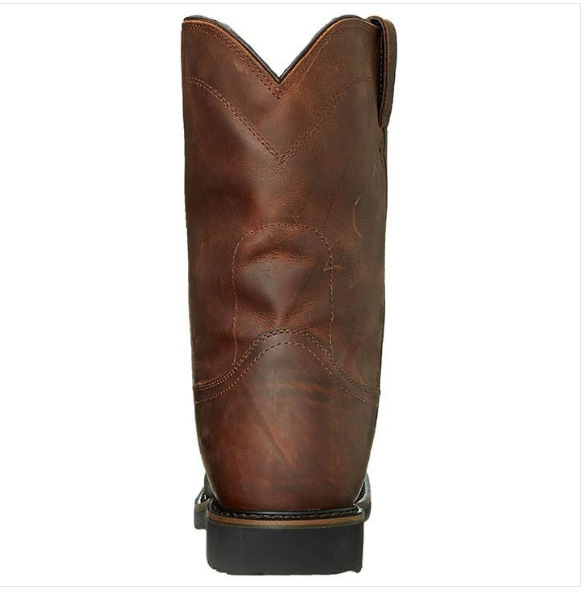 Retro Tea-colored Mens Versatile Casual Boots foto 5