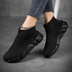 Cold-bonded Plus-size Sock Shoes Women's Thick-soled Casual Shoes foto 5