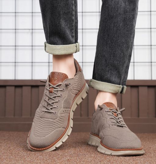 Mens Large Size Breathable Letter Print Quality Sneakers foto 2