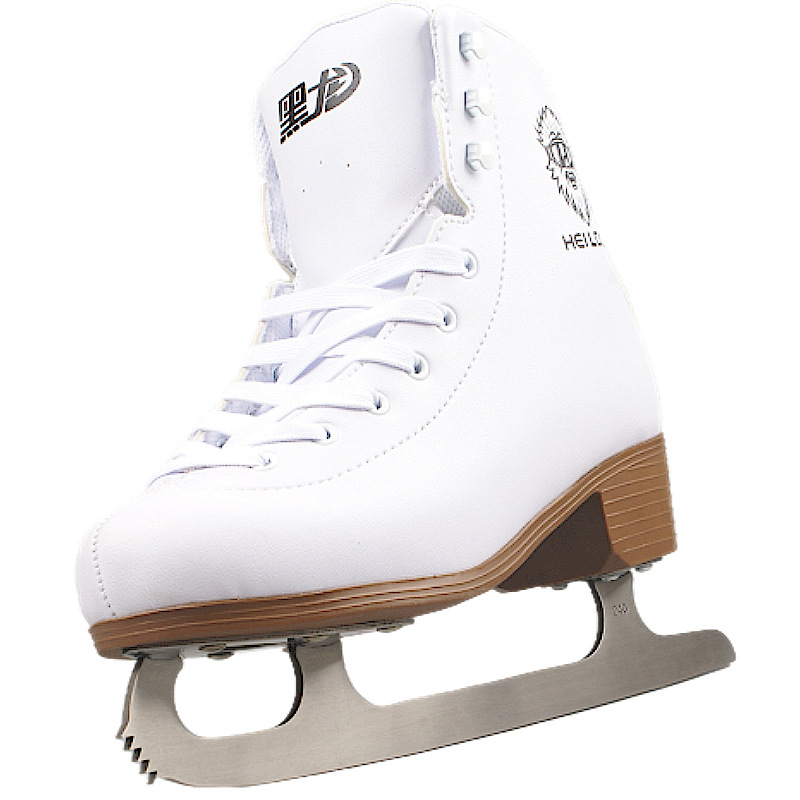 Flower Smooth Pattern Real Ice The Skating Shoes foto 4