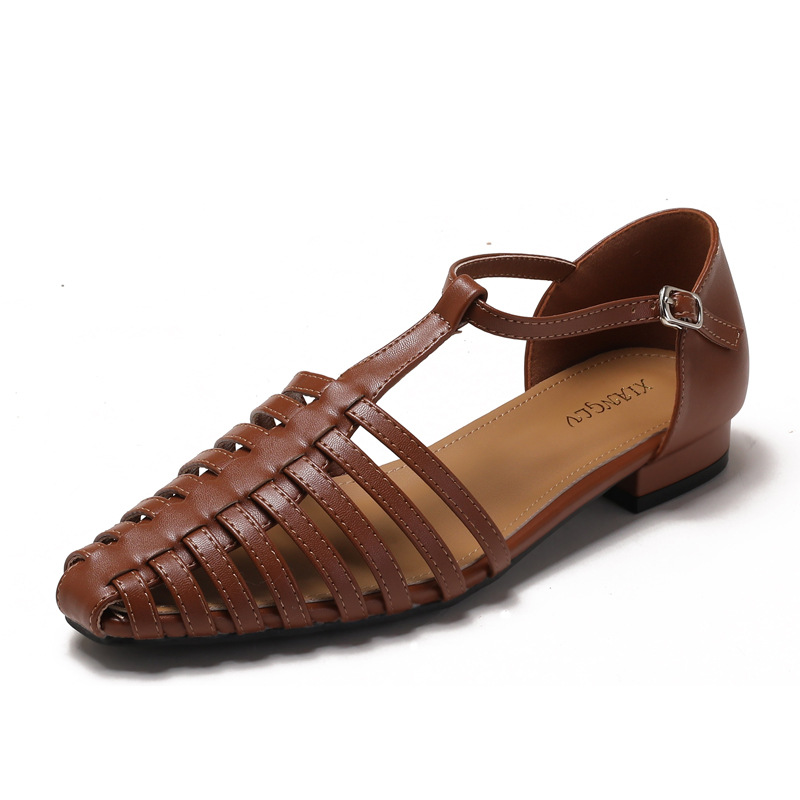 European And American-style Vintage Roman Sandals Suitable For Summer Wear foto 4
