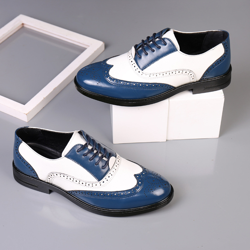 Business Formal Wear Casual Carved Men's Leather Shoes foto 5