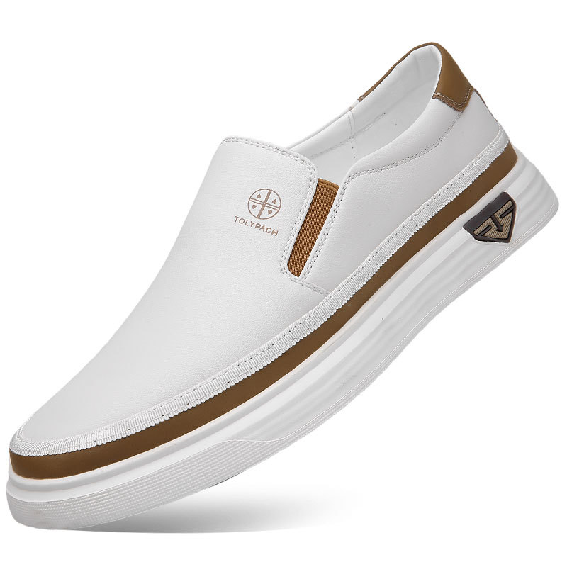 Lazy Slip On Men's Casual Leather Shoes foto 5