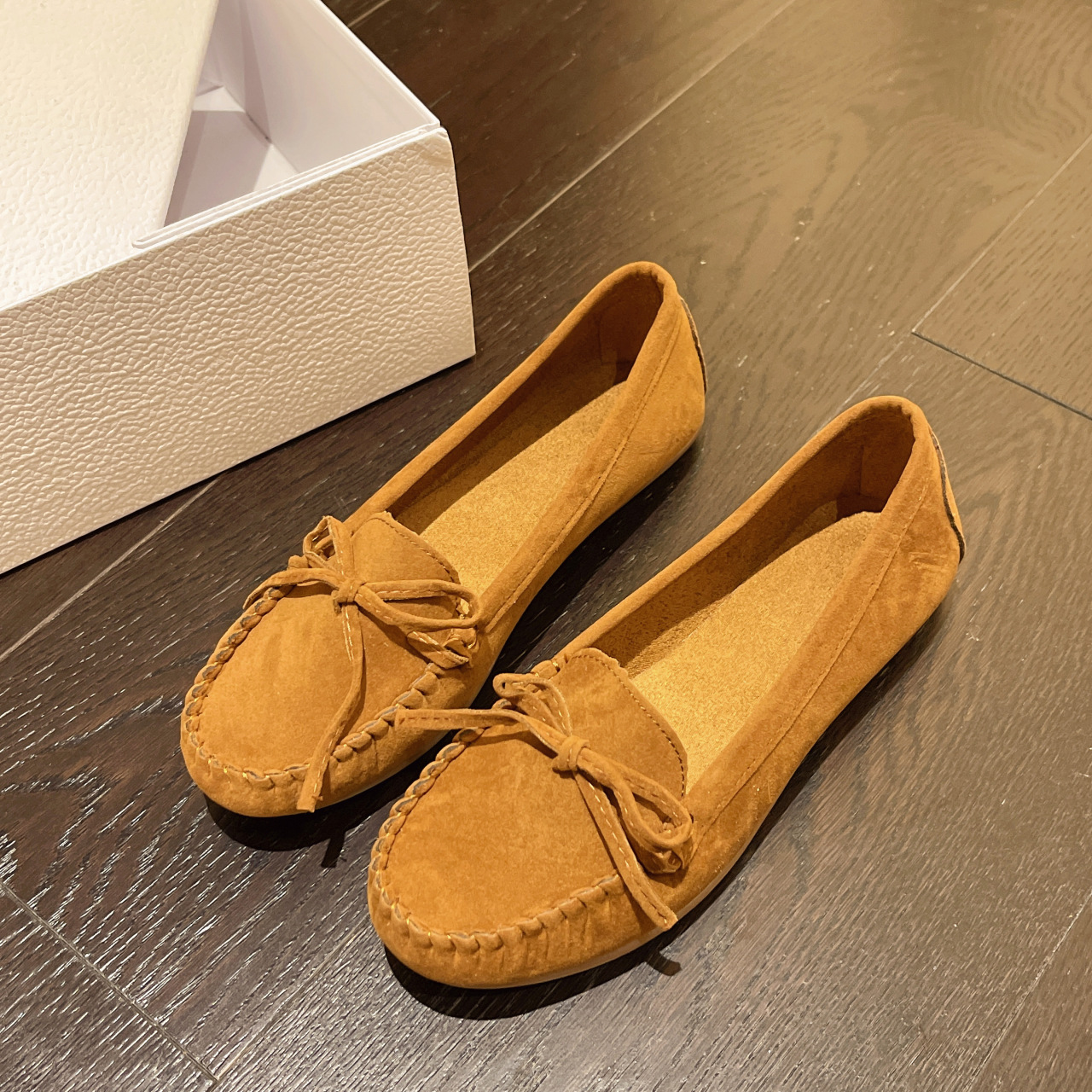 Slip-on Casual Round-toe Flat Shallow-shoe foto 2
