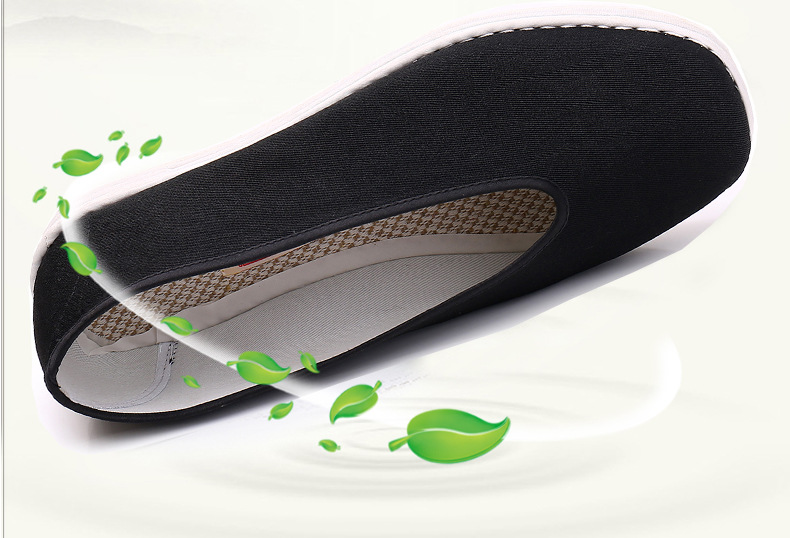 Old Beijing Cloth Shoes Men's Multi-layer Cloth Bottom Round Mouth Kung Fu foto 4