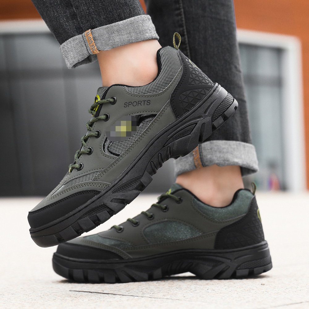 Plus Size Men's Comfortable Breathable Casual Shoes Lace-up foto 2