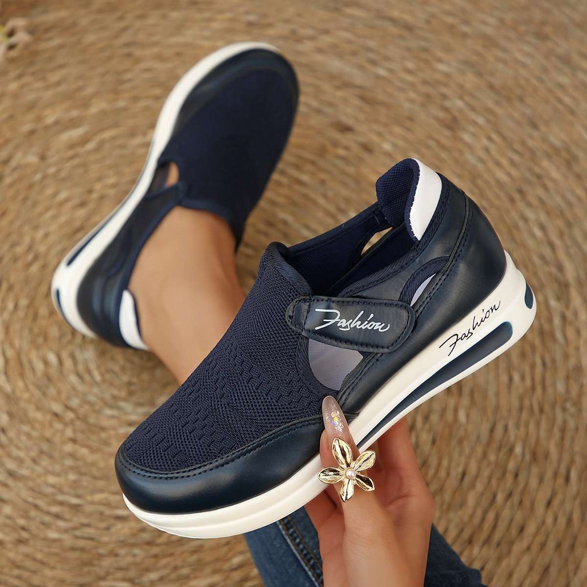 Breathable Velcro Casual Women's Shoes foto 5