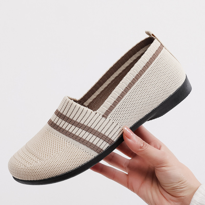 Breathable Flat Driving Shoes Fashionable Soft-soled Womens Flats foto 2