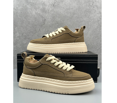 Mens Minimalist Stylish Chunky Soled Casual Shoes foto 3