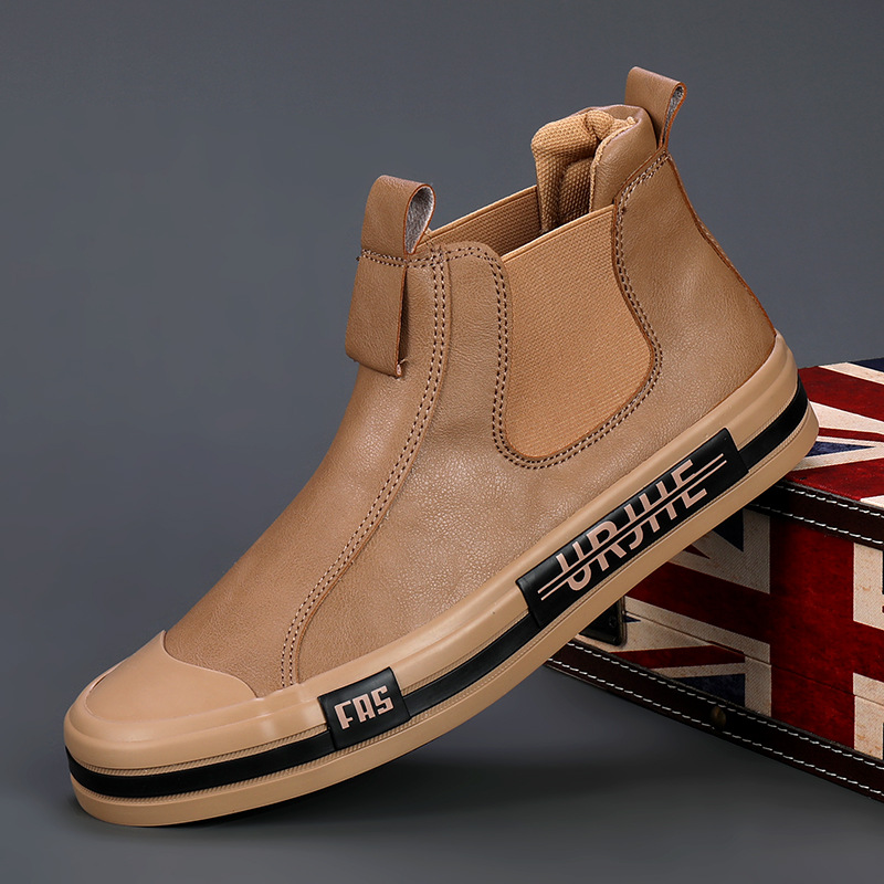 All-match Fashion Men's High-top Board Shoe foto 4