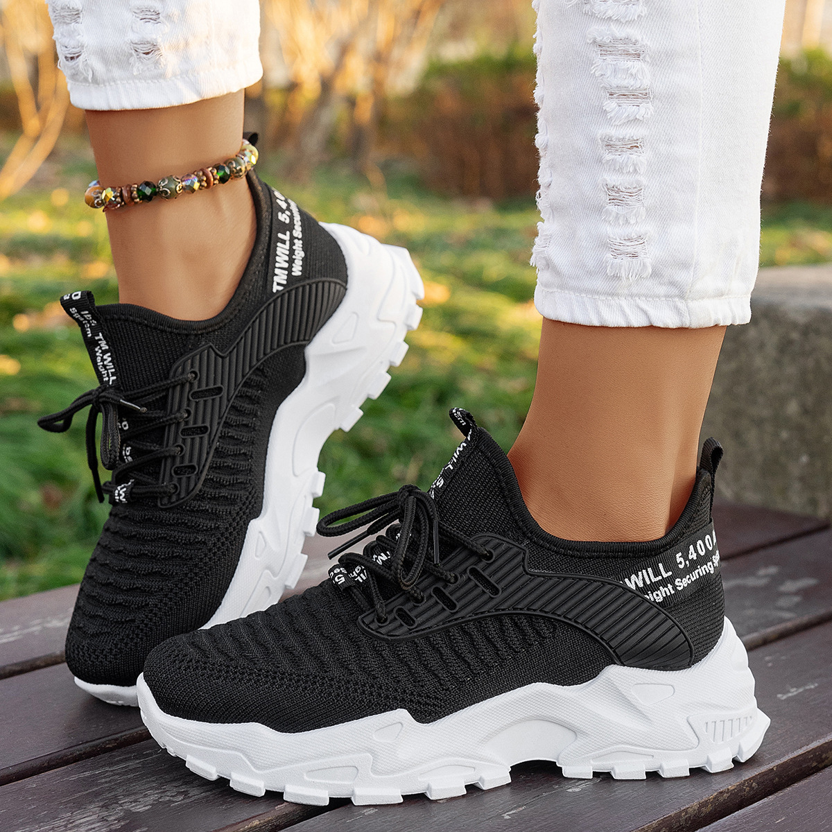 New Womens Sports Shoes Comfortable Non-slip And Shock-absorbing foto 3