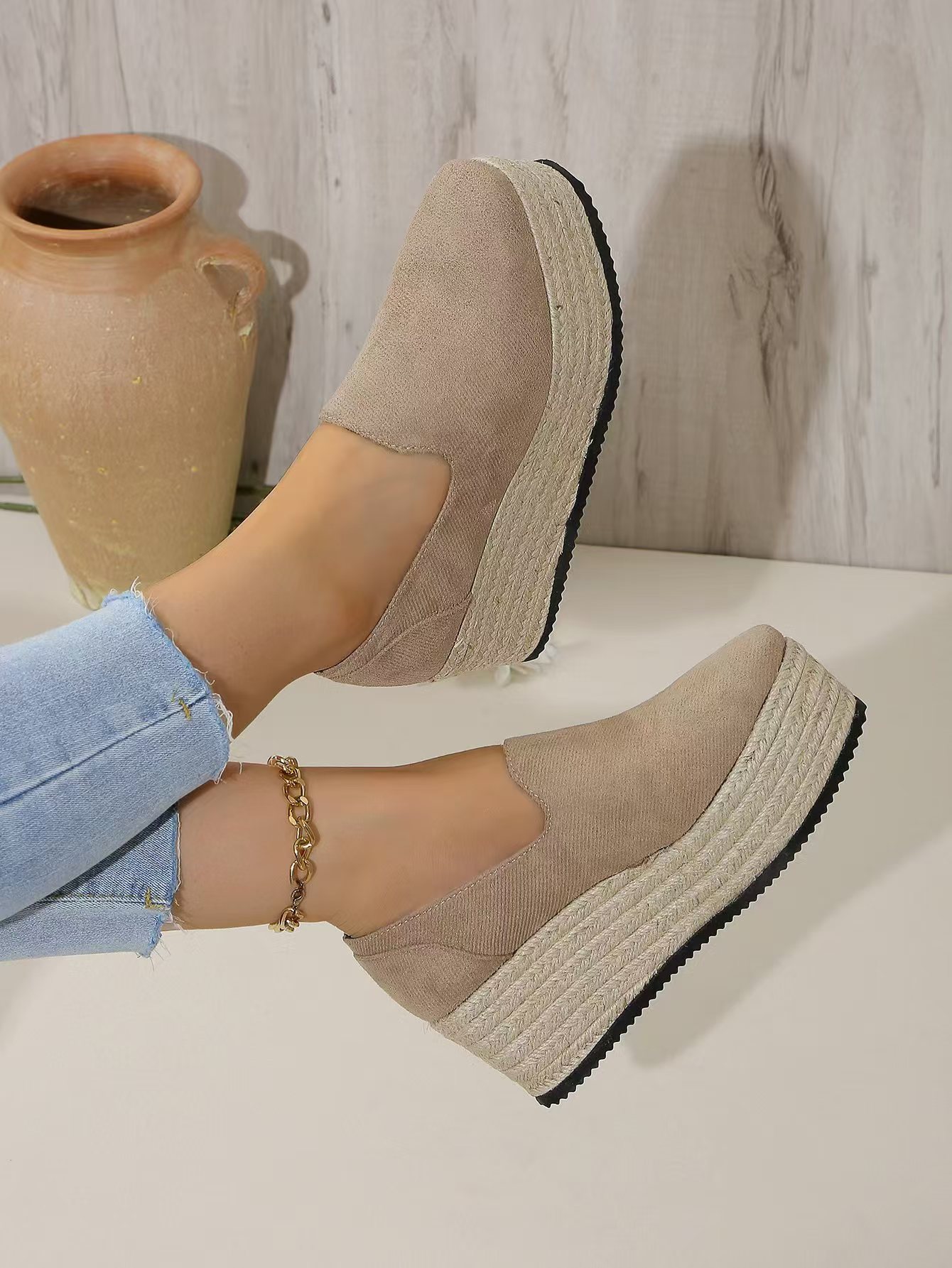 Lazy Straw Women's Wedge Shoes foto 5