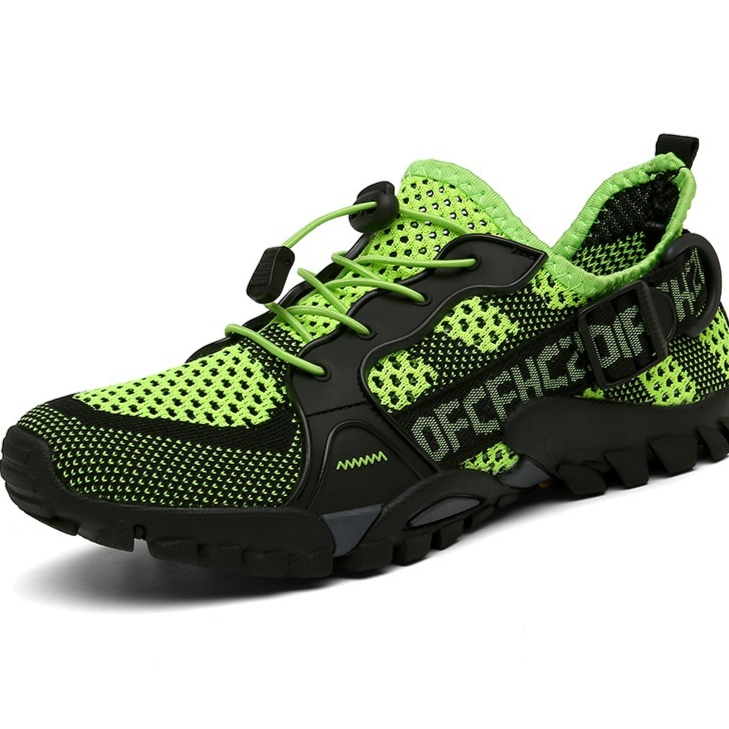 Mens Outdoor Flyknit Casual Hiking Shoes foto 2