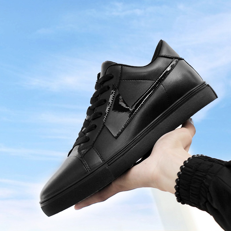 New Skateboard Cowhide Korean Style Height Increasing Insole Men's Shoes foto 3