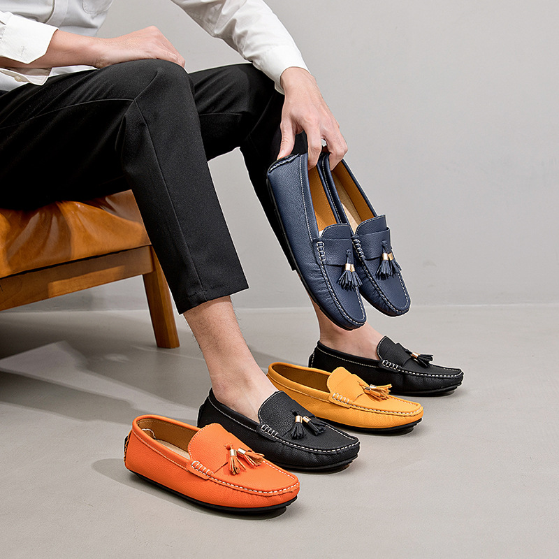 Mens Versatile Trendy Casual Loafer Shoes foto 3