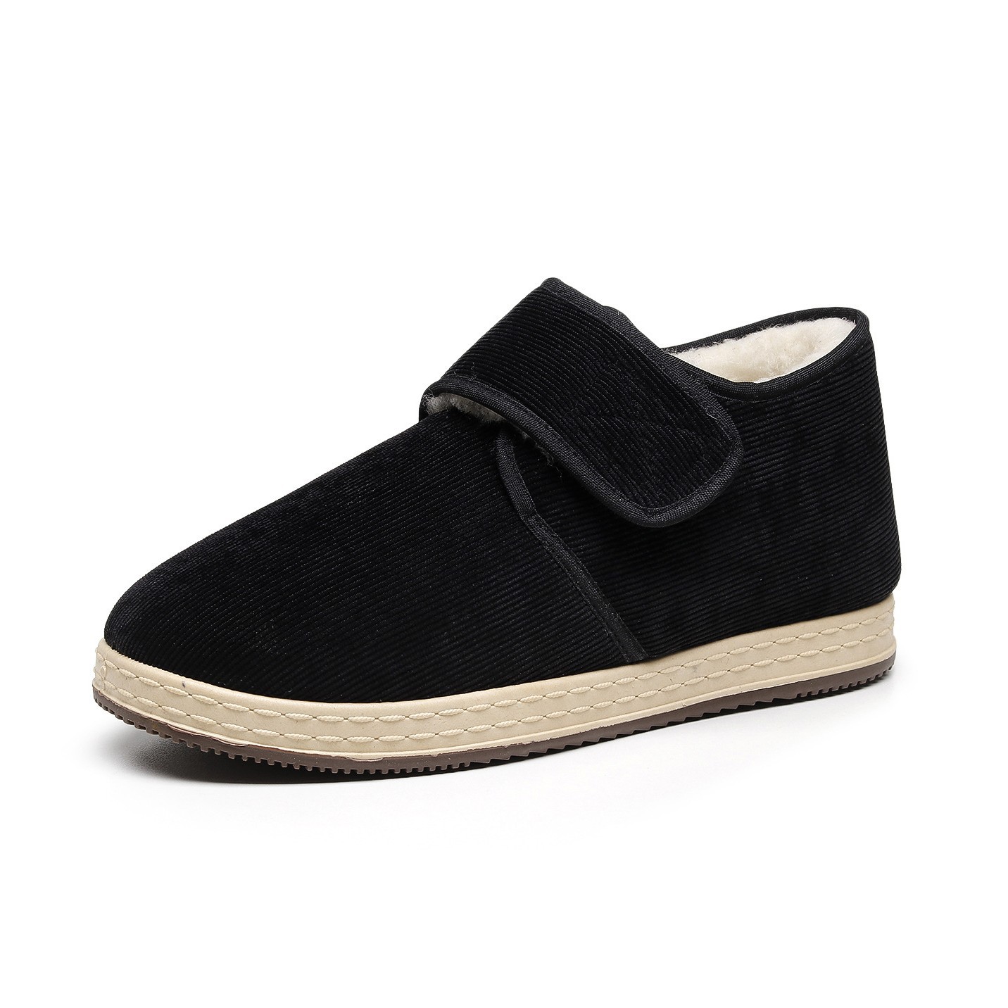 Soft Soled Velvet Thick Cotton Shoes Leisure Warm Comfortable foto 3