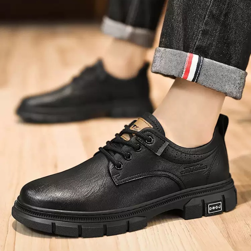 New Spring And Autumn Business Casual Leather Shoes Men foto 2