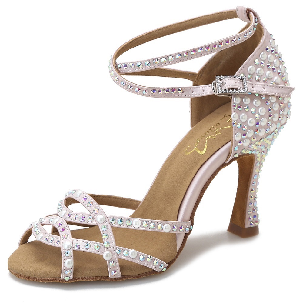 Women's Latin Dance High-Heel Adult Dance Shoes foto 4