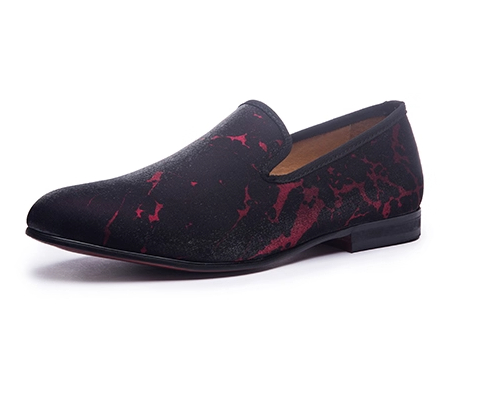 Breathable Casual Popular Black Mixed Color Calfskin Breathable Handmade Men's Leather Shoes Low-top Shoes foto 2