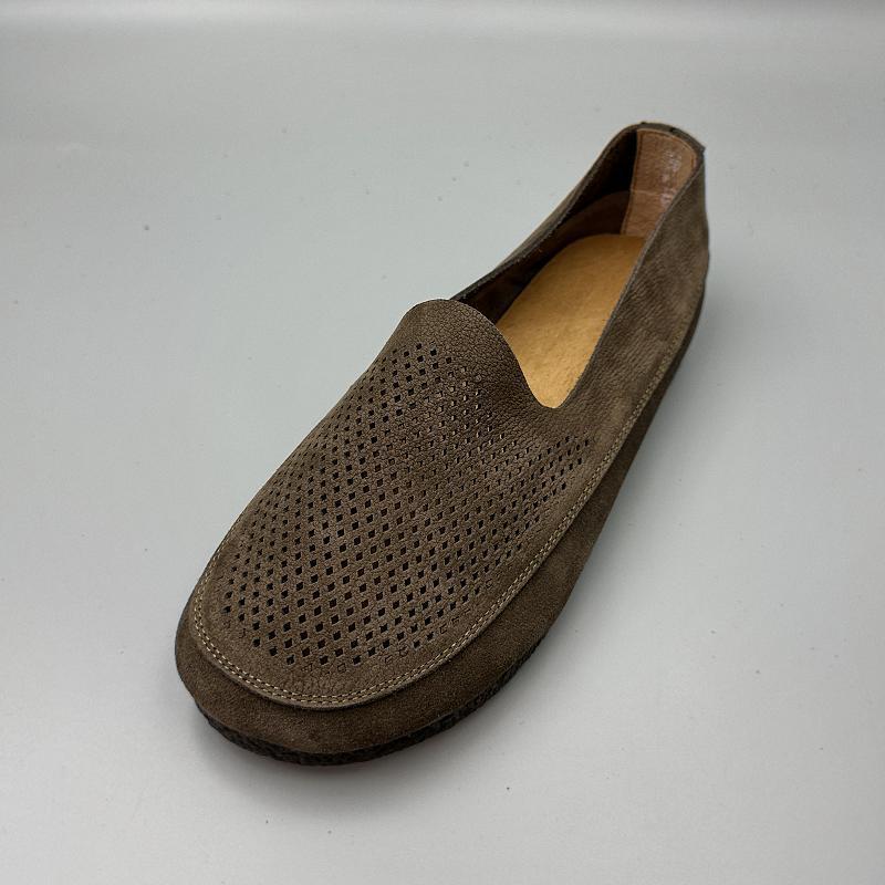 Men's Leather Lightweight Non-slip Soft Sole Shoes foto 5
