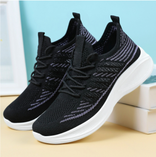 Flyknit Fabric Shoes With Soft Soleslightweight And Casual foto 4