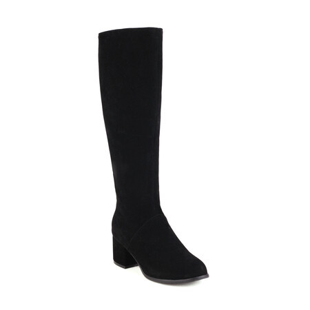 Autumn Winter Matte All-Match Retro Chunky Mid-Heel Womens Boots foto 5
