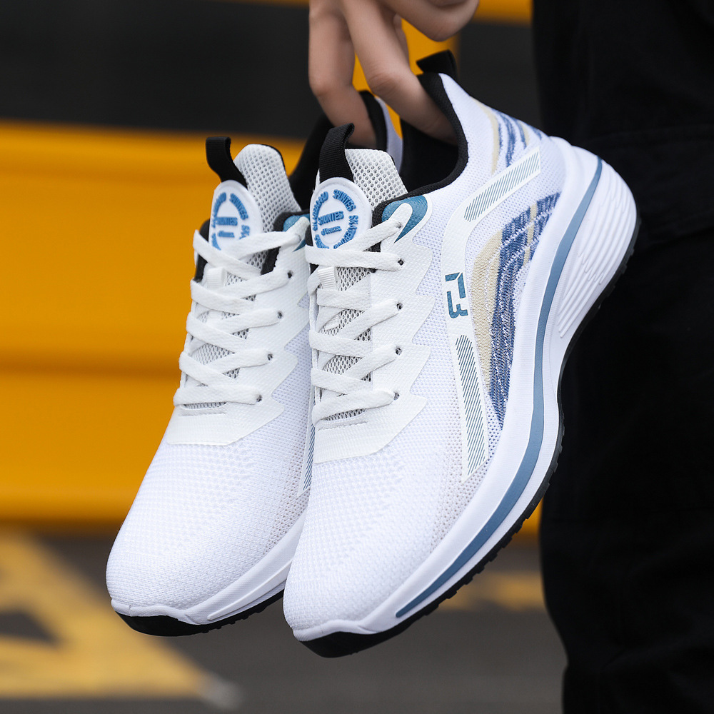 Breathable Thin Fashion Casual Flyknit Sports Mesh Shoes foto 2