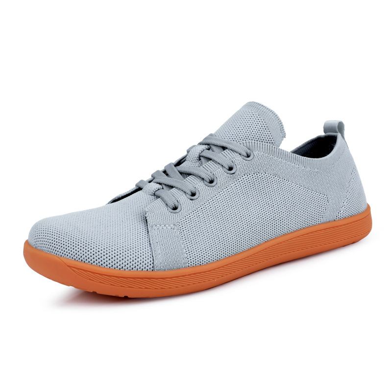 Plus Size Flying Woven Shoes Men's Wide Head Bare Feet Men's Breathable Non-slip foto 2