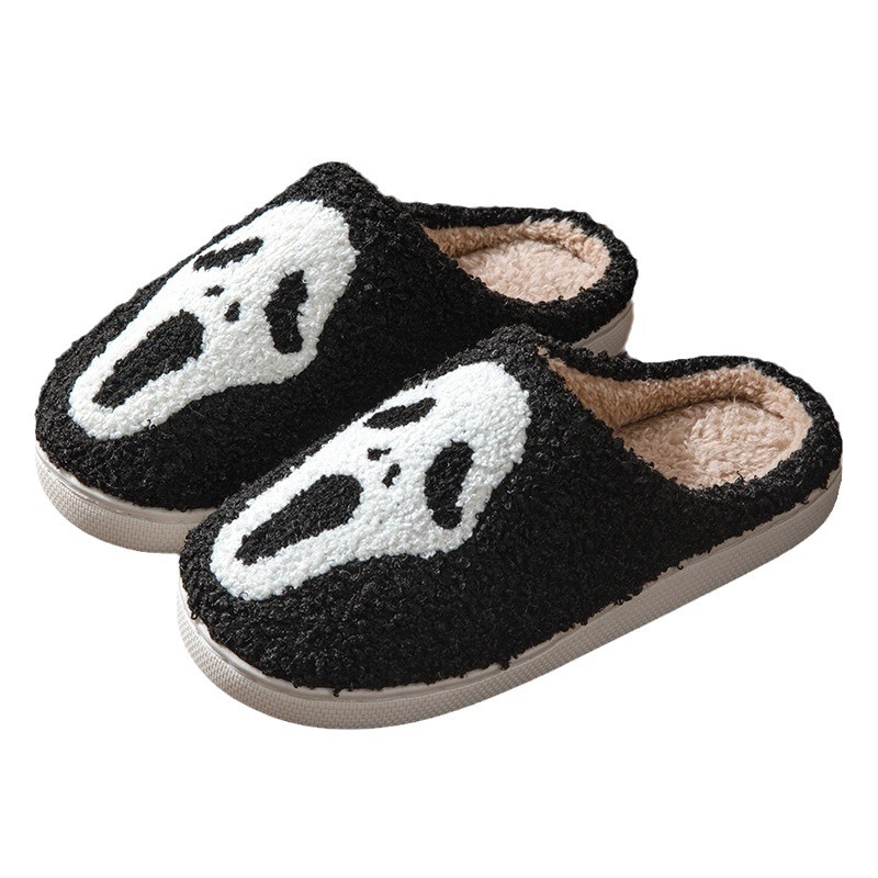 Halloween Towel Embroidery Couple Indoor Slippers foto 5