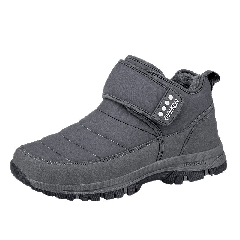 Fleece-lined Thermal Cotton Shoes For Men foto 5