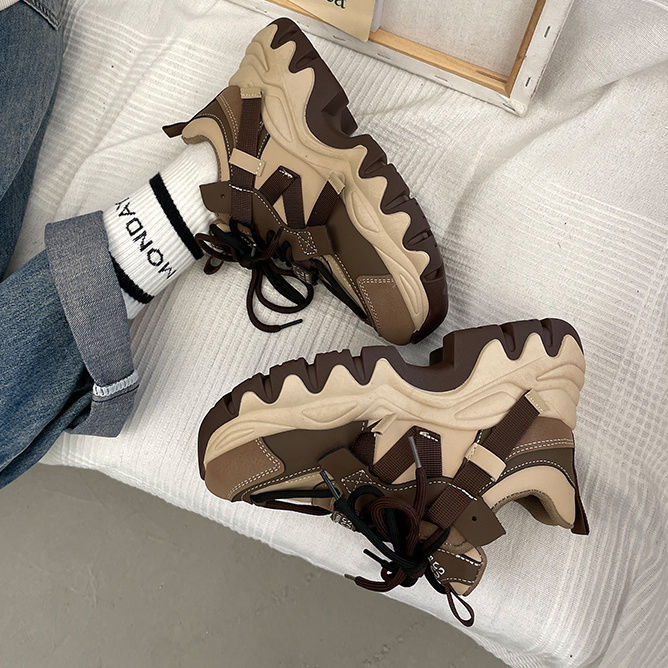 Women's Fashionable All-match Chunky-soled Sneakers foto 3