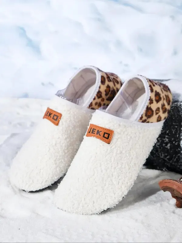 Women Cosy Orthopaedic Warm Cotton Indoor Slippers foto 4
