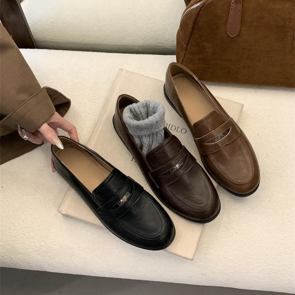 Womens Dress Shoes With A Round Toe Soft Sole And A Chic Comfortable Loafer Design foto 2