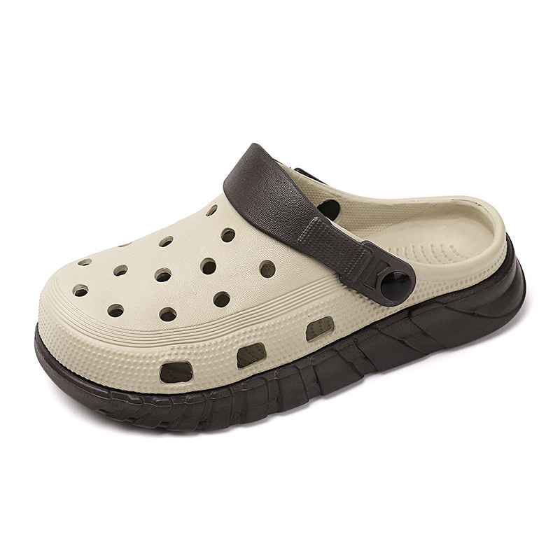Hole Shoes Men's Outerwear Non-slip Wear-resistant Slippers foto 4