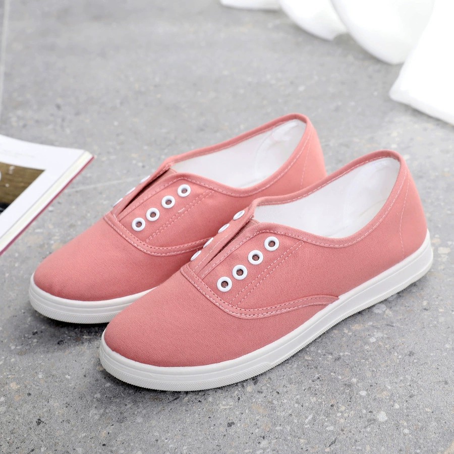 Low-top Canvas Shoes Students Flat Casual foto 3