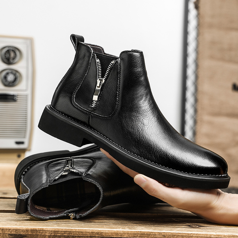 Slip-on Business High-top Casual Ankle Boots foto 2