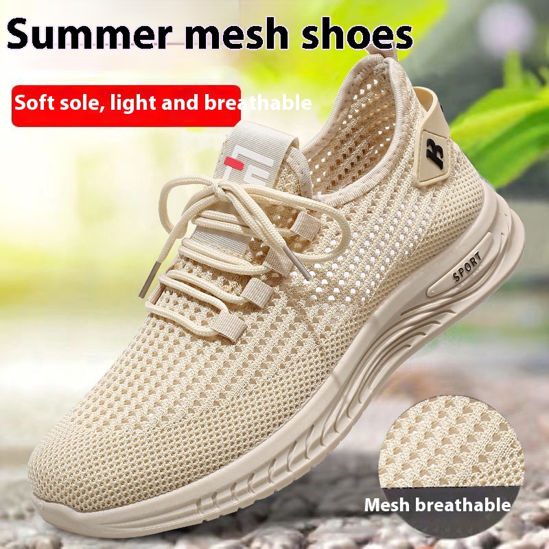 Summer Men's Leisure Pajamas Soft Bottom Mesh Shoes foto 4