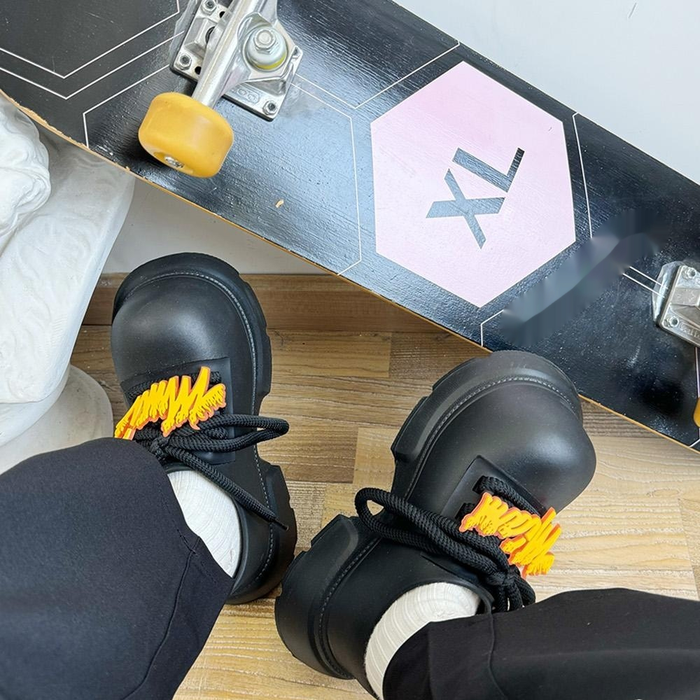 Spring Thick Soled Height Increasing Couple's Big Head Men's And Women's Casual Shoes foto 3