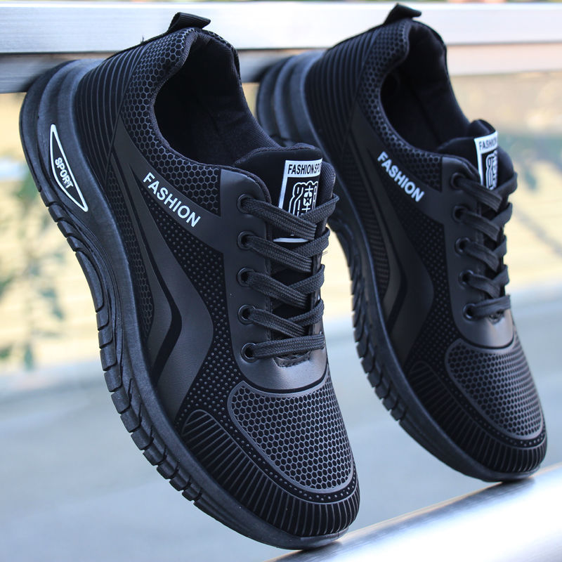 Men's Soft Leather Casual Pumps Middle-aged And Elderly Dad Travel Shoes foto 5