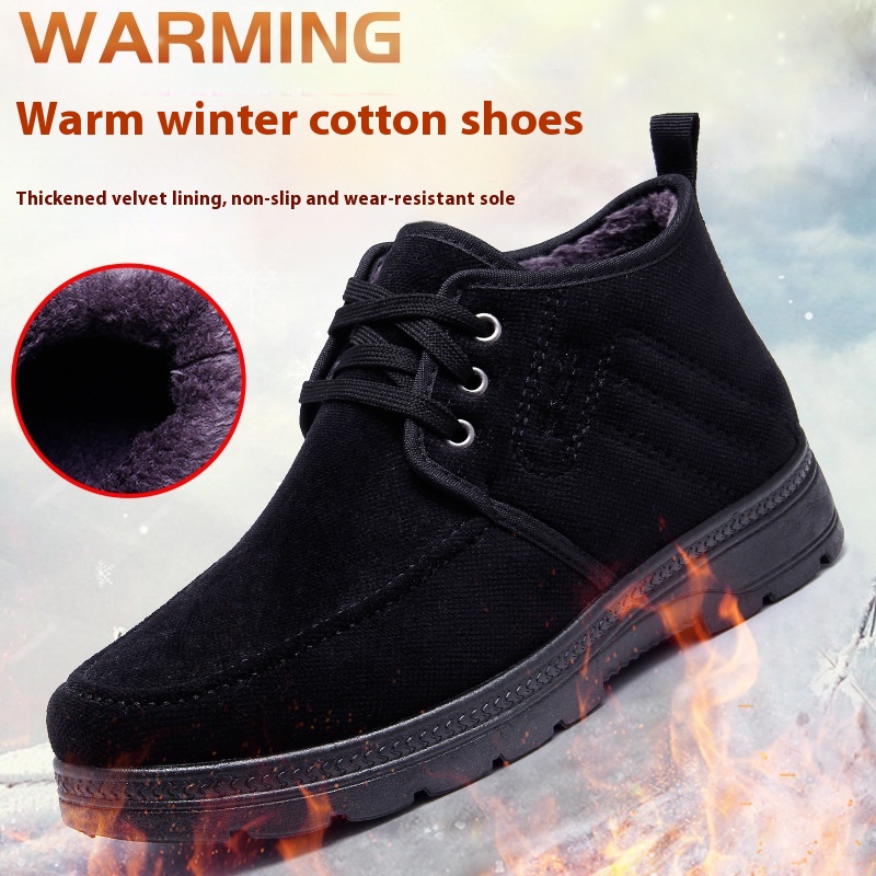 Comfortable Warm Breathable Non-slip Walking For Middle-aged And Elderly Men foto 2