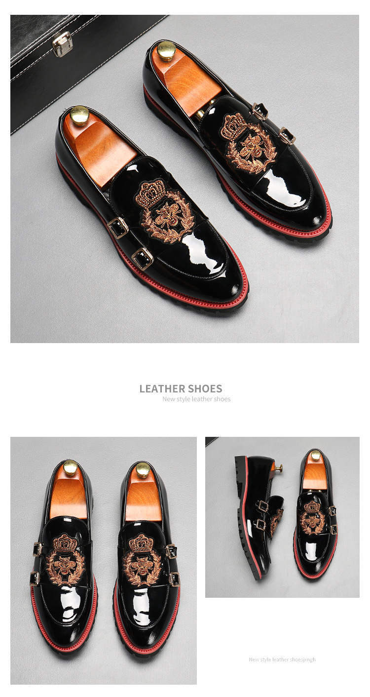 Men's Breathable Casual Business Leather Shoes foto 2