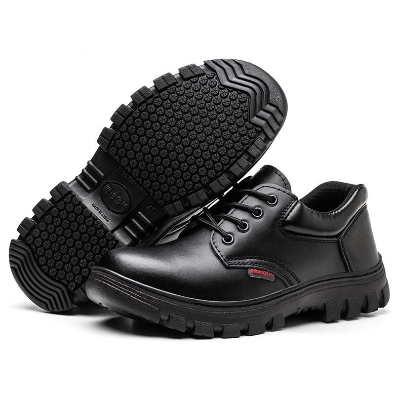 Men's Non-slip Wear-resistant Cowhide Protective Footwear foto 2