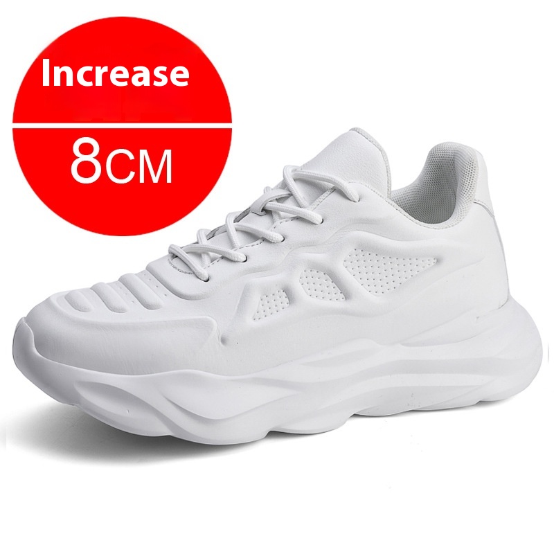 Summer New Invisible Height-increasing Shoes Men's 8CM Breathable Clunky Sneakers foto 5
