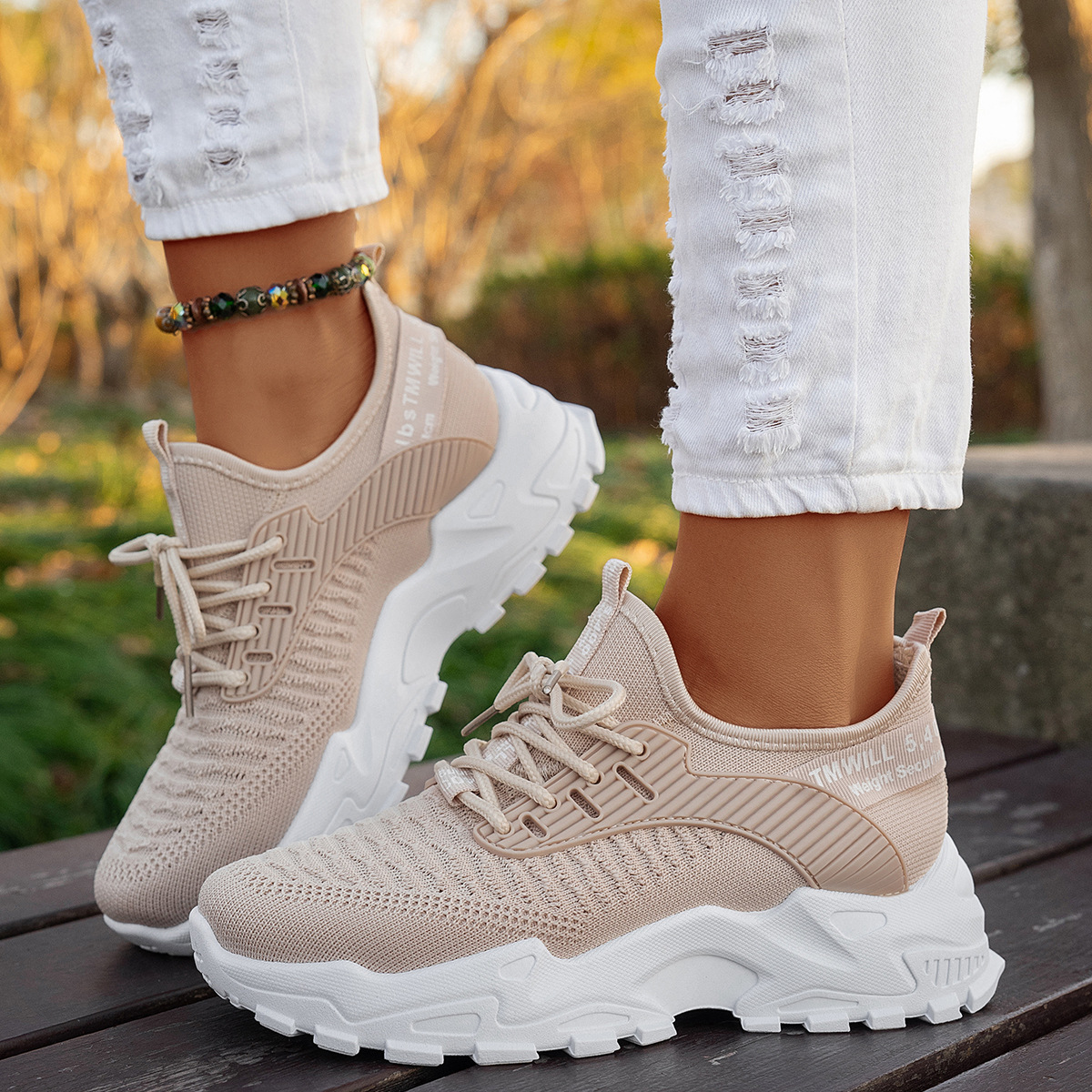 New Womens Sports Shoes Comfortable Non-slip And Shock-absorbing foto 2
