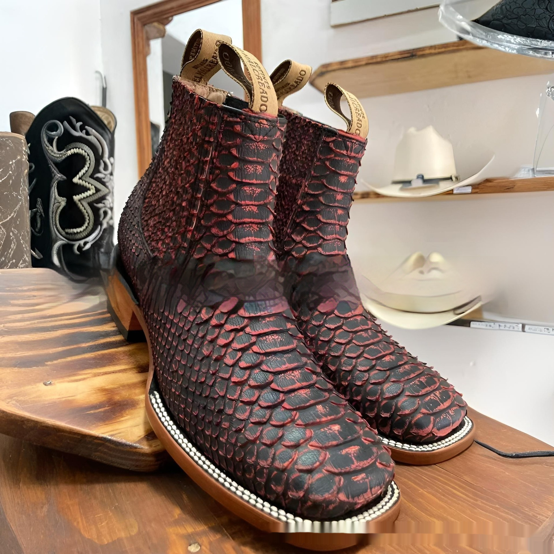 European And American Retro Men's Ankle Boots foto 2