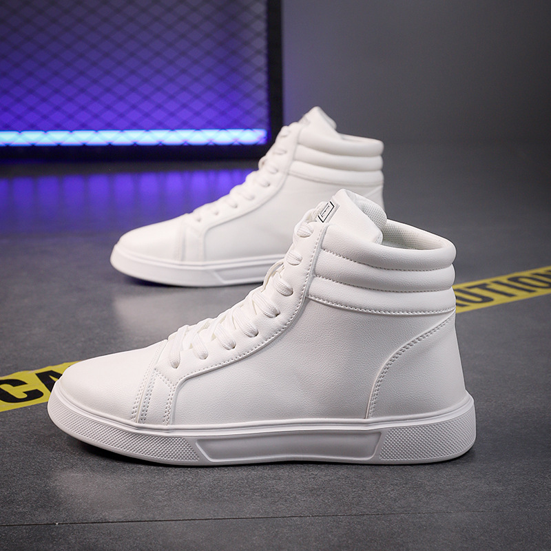 Plus Size Men's Leather Boots Fashion Casual Ankle Boots foto 4