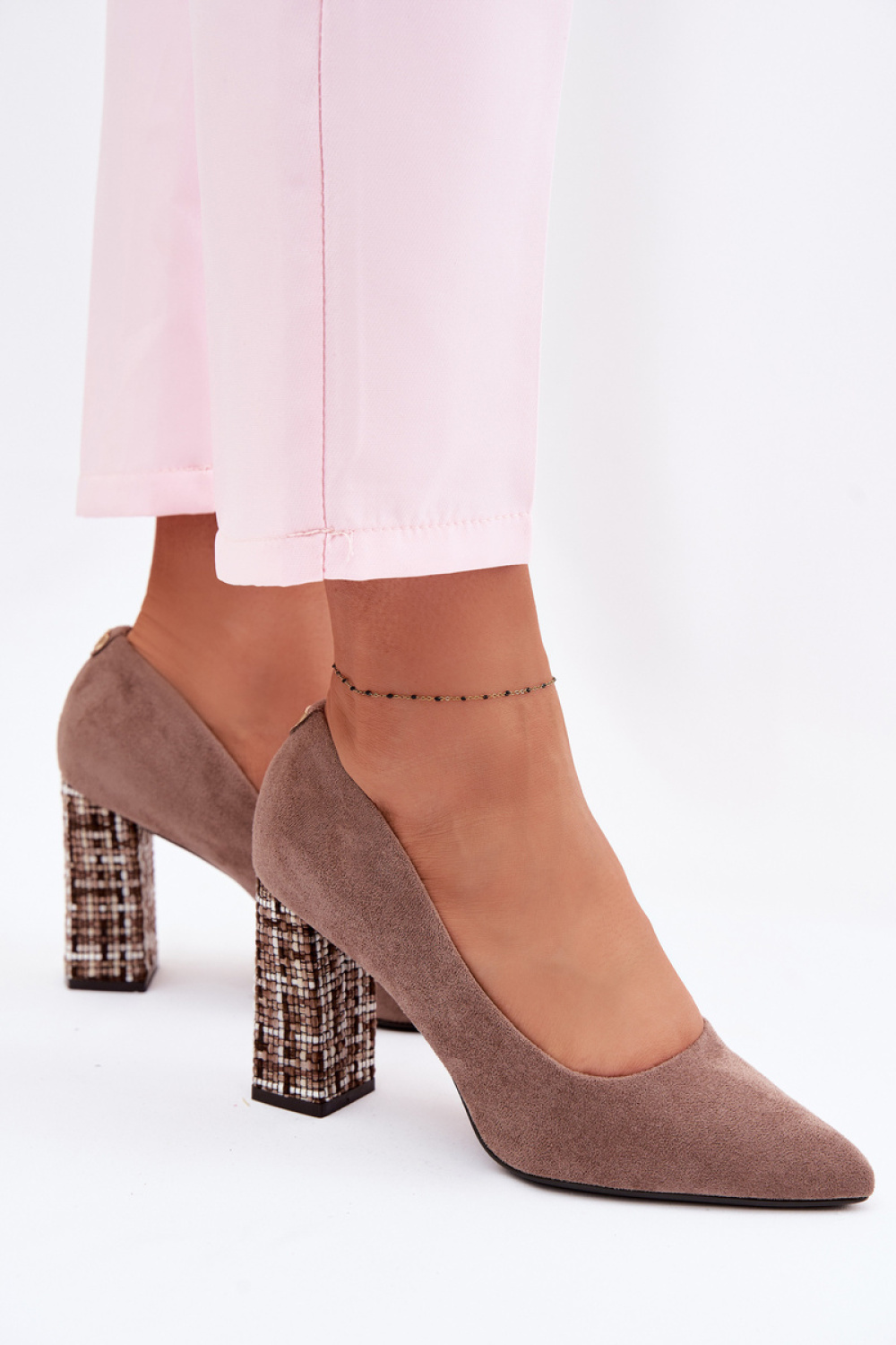 Pumps met dikke hak Step in style foto 3