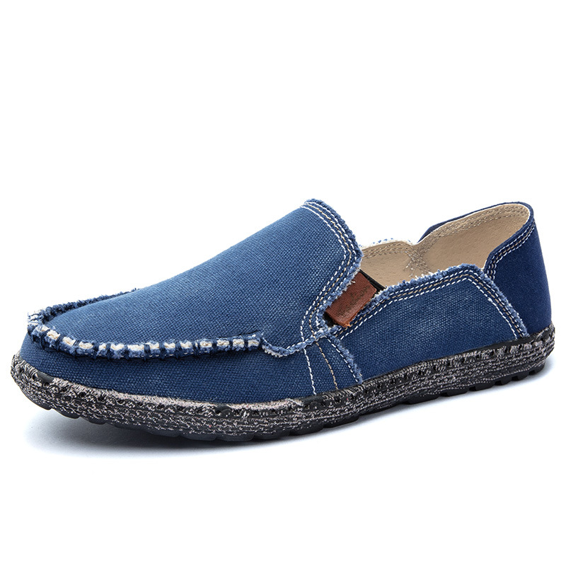 Men's Leather Casual Trend Korean British Wind Shoes foto 5