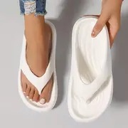 Women's Thick-soled Flip-flops Non-slip Non-stinky Slippers foto 3