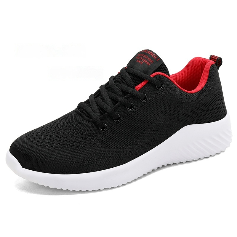 Spring And Summer Plus Size Running Men's Casual Flying Woven Shoes foto 5